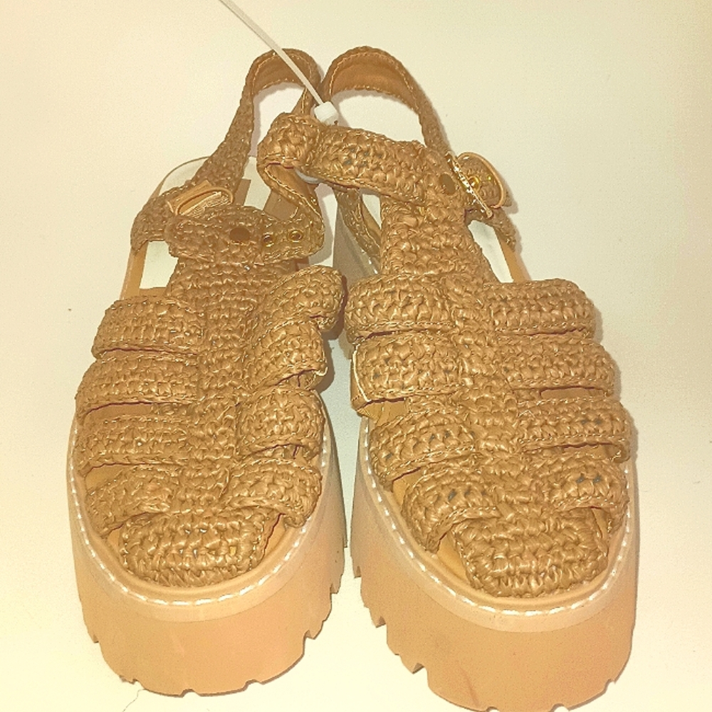 Steve Madden Tan Espadrille Sandals